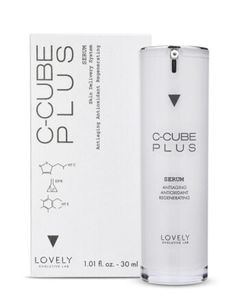 C-CUBE PLUS  Siero viso ristrutturante antiossidante purificante per rughe diffuse atonia discromie 30 ml.