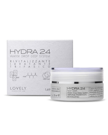 HYDRA 24  Crema viso Rivitalizzante Idratante Trifasico per Pelli giovani e mature 50 ml.