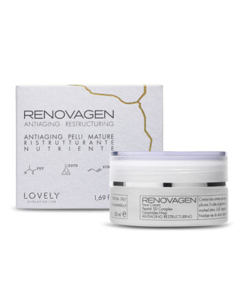 RENOVAGEN  Crema viso ai Peptidi 3D Complex Antiaging Ristrutturante per Pelli mature 50 ml.